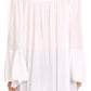 Sakkas Anna Casual Flowy Wide Neck 3/4 Sleeve Light Summer Boho Blouse Top