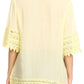 Sakkas Marija Womens Essential Everyday  Lace Top Blouse Light Soft Summer Travel