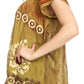 Sakkas Nefeli Short Sleeve Petite Slim Top Blouse with Embroidery and Print