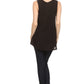 Sakkas Thorn Tropical Sleeveless Sequin Blouse Tank Top With Detailed Embroidery