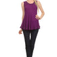 Sakkas Thorn Tropical Sleeveless Sequin Blouse Tank Top With Detailed Embroidery