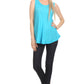 Sakkas Thorn Tropical Sleeveless Sequin Blouse Tank Top With Detailed Embroidery