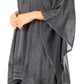 Sakkas Wren Lightweight Circle Poncho Top Blouse With Detailed Embroidery