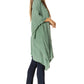 Sakkas Wren Lightweight Circle Poncho Top Blouse With Detailed Embroidery