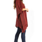 Sakkas Wren Lightweight Circle Poncho Top Blouse With Detailed Embroidery