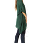 Sakkas Wren Lightweight Circle Poncho Top Blouse With Detailed Embroidery