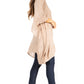 Sakkas Wren Lightweight Circle Poncho Top Blouse With Detailed Embroidery