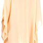 Sakkas Wren Lightweight Circle Poncho Top Blouse With Detailed Embroidery