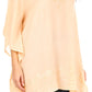 Sakkas Wren Lightweight Circle Poncho Top Blouse With Detailed Embroidery
