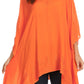 Sakkas Wren Lightweight Circle Poncho Top Blouse With Detailed Embroidery