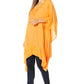 Sakkas Wren Lightweight Circle Poncho Top Blouse With Detailed Embroidery