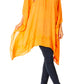 Sakkas Wren Lightweight Circle Poncho Top Blouse With Detailed Embroidery