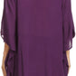 Sakkas Wren Lightweight Circle Poncho Top Blouse With Detailed Embroidery
