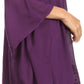 Sakkas Wren Lightweight Circle Poncho Top Blouse With Detailed Embroidery
