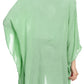 Sakkas Wren Lightweight Circle Poncho Top Blouse With Detailed Embroidery
