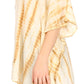 Sakkas Wren Lightweight Circle Poncho Top Blouse With Detailed Embroidery