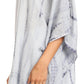Sakkas Wren Lightweight Circle Poncho Top Blouse With Detailed Embroidery