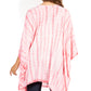 Sakkas Wren Lightweight Circle Poncho Top Blouse With Detailed Embroidery