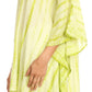 Sakkas Wren Lightweight Circle Poncho Top Blouse With Detailed Embroidery
