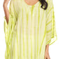 Sakkas Wren Lightweight Circle Poncho Top Blouse With Detailed Embroidery