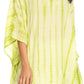 Sakkas Wren Lightweight Circle Poncho Top Blouse With Detailed Embroidery