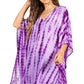 Sakkas Wren Lightweight Circle Poncho Top Blouse With Detailed Embroidery