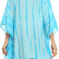Sakkas Wren Lightweight Circle Poncho Top Blouse With Detailed Embroidery