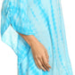 Sakkas Wren Lightweight Circle Poncho Top Blouse With Detailed Embroidery
