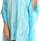 Sakkas Wren Lightweight Circle Poncho Top Blouse With Detailed Embroidery