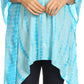 Sakkas Wren Lightweight Circle Poncho Top Blouse With Detailed Embroidery