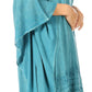 Sakkas Wren Lightweight Circle Poncho Top Blouse With Detailed Embroidery