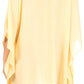 Sakkas Wren Lightweight Circle Poncho Top Blouse With Detailed Embroidery