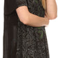Sakkas Talulla Long V Neck Batik Floral Leaf Embroidered Printed Blouse Shirt Top