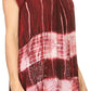 Sakkas Layleka Long Tie Dye Ombre Batik Embroidered Sequin Beaded Shirt Blouse Top