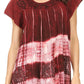 Sakkas Layleka Long Tie Dye Ombre Batik Embroidered Sequin Beaded Shirt Blouse Top