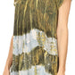 Sakkas Layleka Long Tie Dye Ombre Batik Embroidered Sequin Beaded Shirt Blouse Top