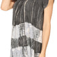 Sakkas Layleka Long Tie Dye Ombre Batik Embroidered Sequin Beaded Shirt Blouse Top