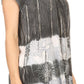 Sakkas Layleka Long Tie Dye Ombre Batik Embroidered Sequin Beaded Shirt Blouse Top