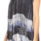 Sakkas Layleka Long Tie Dye Ombre Batik Embroidered Sequin Beaded Shirt Blouse Top
