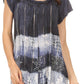 Sakkas Layleka Long Tie Dye Ombre Batik Embroidered Sequin Beaded Shirt Blouse Top