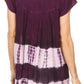 Sakkas Layleka Long Tie Dye Ombre Batik Embroidered Sequin Beaded Shirt Blouse Top
