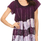 Sakkas Layleka Long Tie Dye Ombre Batik Embroidered Sequin Beaded Shirt Blouse Top