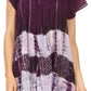 Sakkas Layleka Long Tie Dye Ombre Batik Embroidered Sequin Beaded Shirt Blouse Top