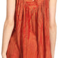 Sakkas Badalea Long Embroidered Sequin Beaded Batik Shirt Printed Tank Top Blouse