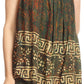 Sakkas Badalea Long Embroidered Sequin Beaded Batik Shirt Printed Tank Top Blouse