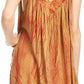 Sakkas Badalea Long Embroidered Sequin Beaded Batik Shirt Printed Tank Top Blouse