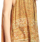 Sakkas Badalea Long Embroidered Sequin Beaded Batik Shirt Printed Tank Top Blouse