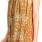 Sakkas Badalea Long Embroidered Sequin Beaded Batik Shirt Printed Tank Top Blouse