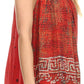 Sakkas Badalea Long Embroidered Sequin Beaded Batik Shirt Printed Tank Top Blouse