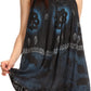 Sakkas Goregianna Long Embroidered Sequin Printed Batik Beaded Tank Top Blouse Top